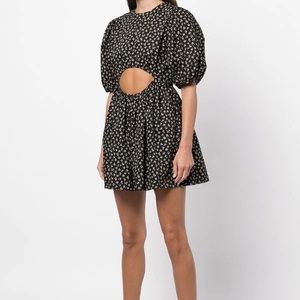 Sandy Liang Stum cutout flare dress